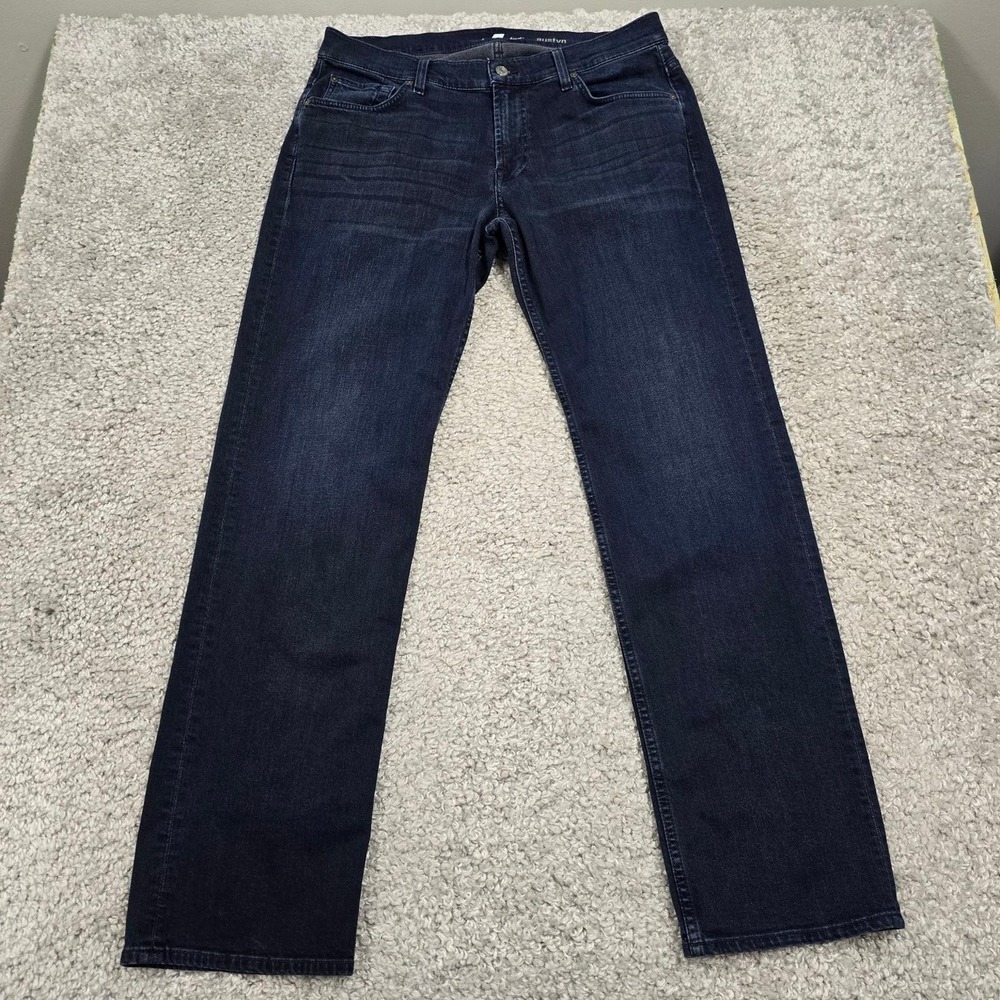 7 For All Mankind Austyn Jeans Dark Wash Straight Leg Men’s 36x33